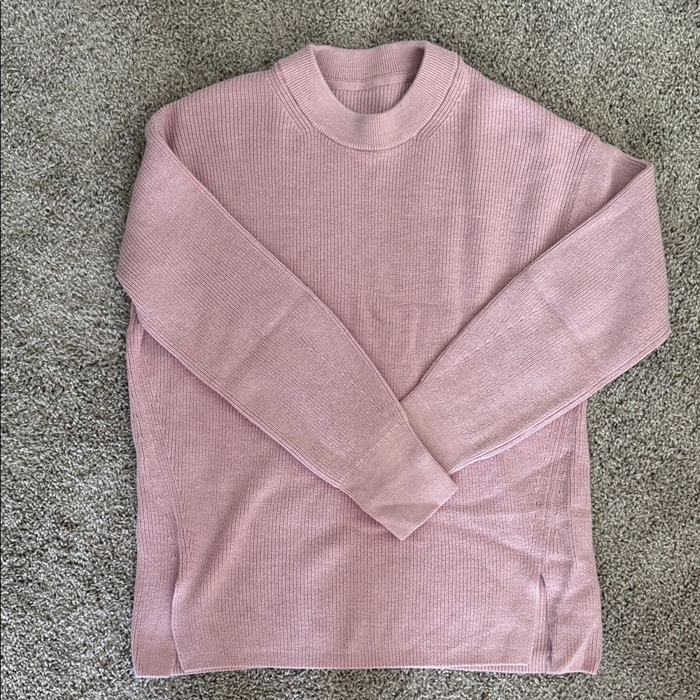 lululemon athletica Pink Turtleneck Sweater